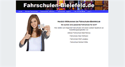 Desktop Screenshot of fahrschulen-bielefeld.de